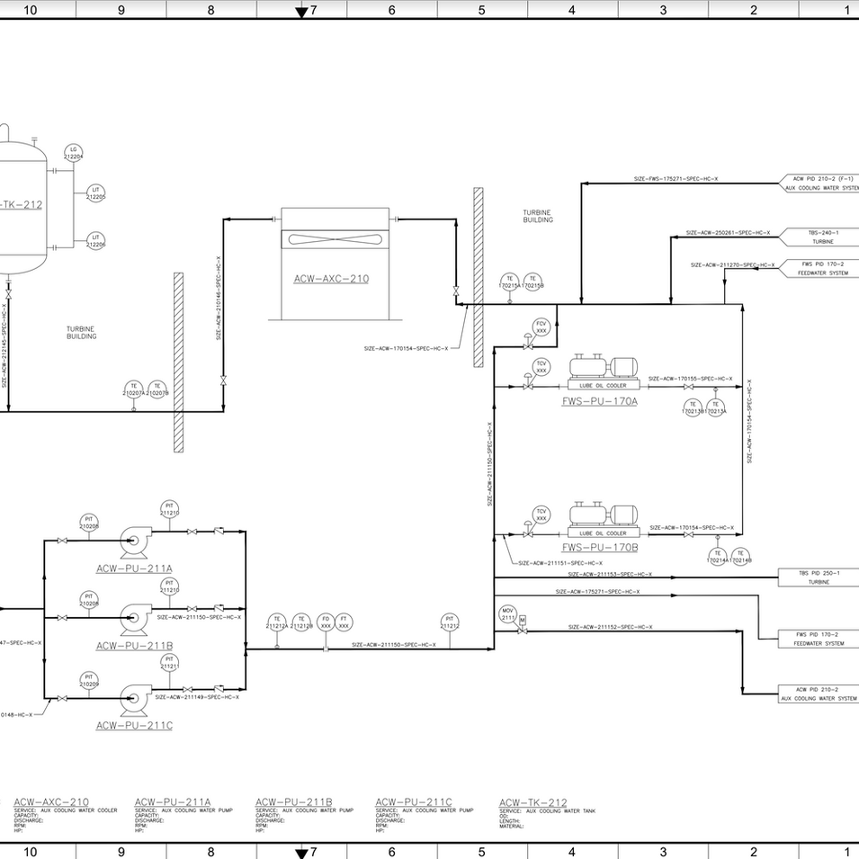 Auxiliary Cooling Water Open100