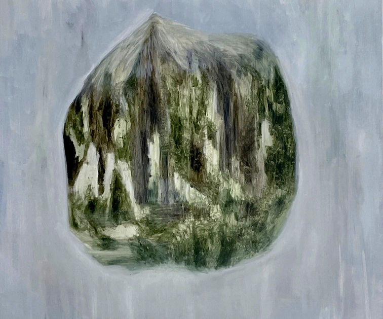 Pods, Wanterlust in the forest, oil on canvas, 42"x48", 2018