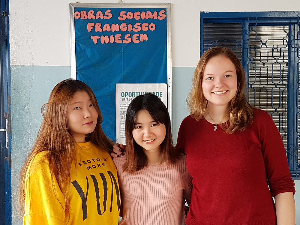 intercambistas AIESEC no Thiesen