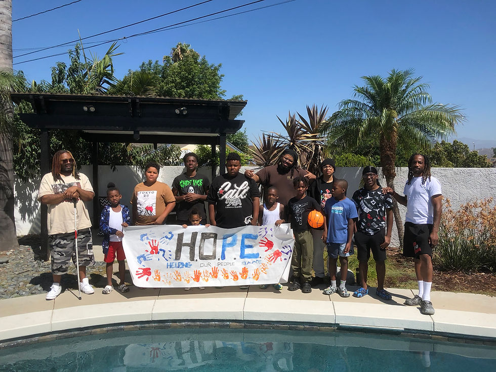 Hope: Helping Our People Elevate Empowering Our Community One Step at a Time