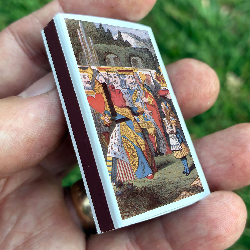 Thumbnail: Matches • Alice & the Queen Tenniel • Home Decor for Candles • Custom Matches