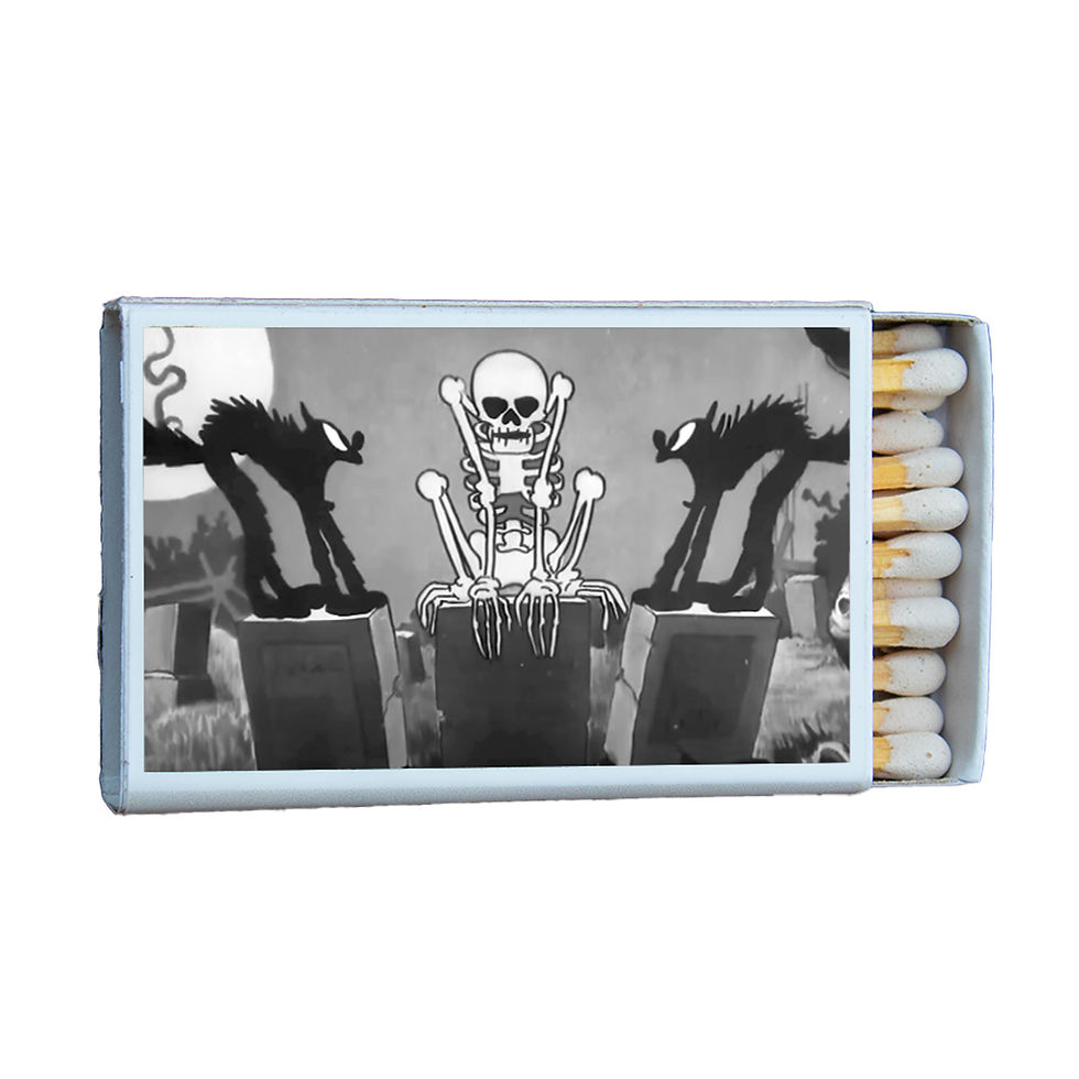 Thumbnail: Matches • Skeleton Dance Cats • Home Decor for Candles • Custom Matches