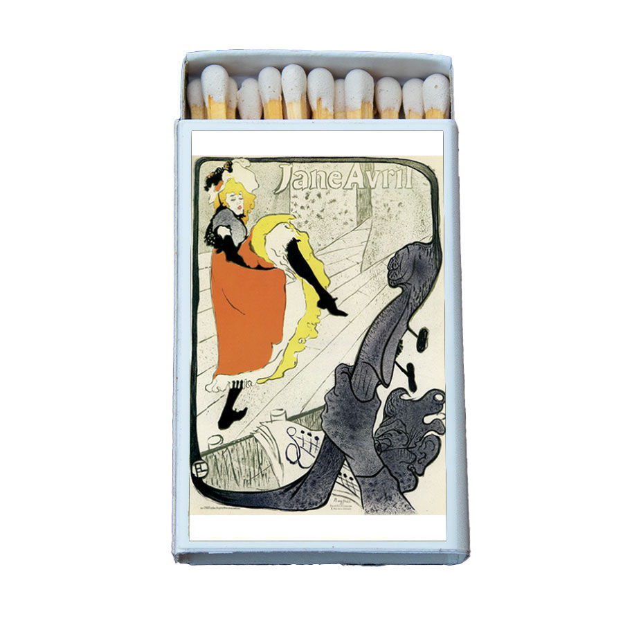 Matches Art • Jane Avrill Lautrec • Home Decor for Candles • Custom Matches