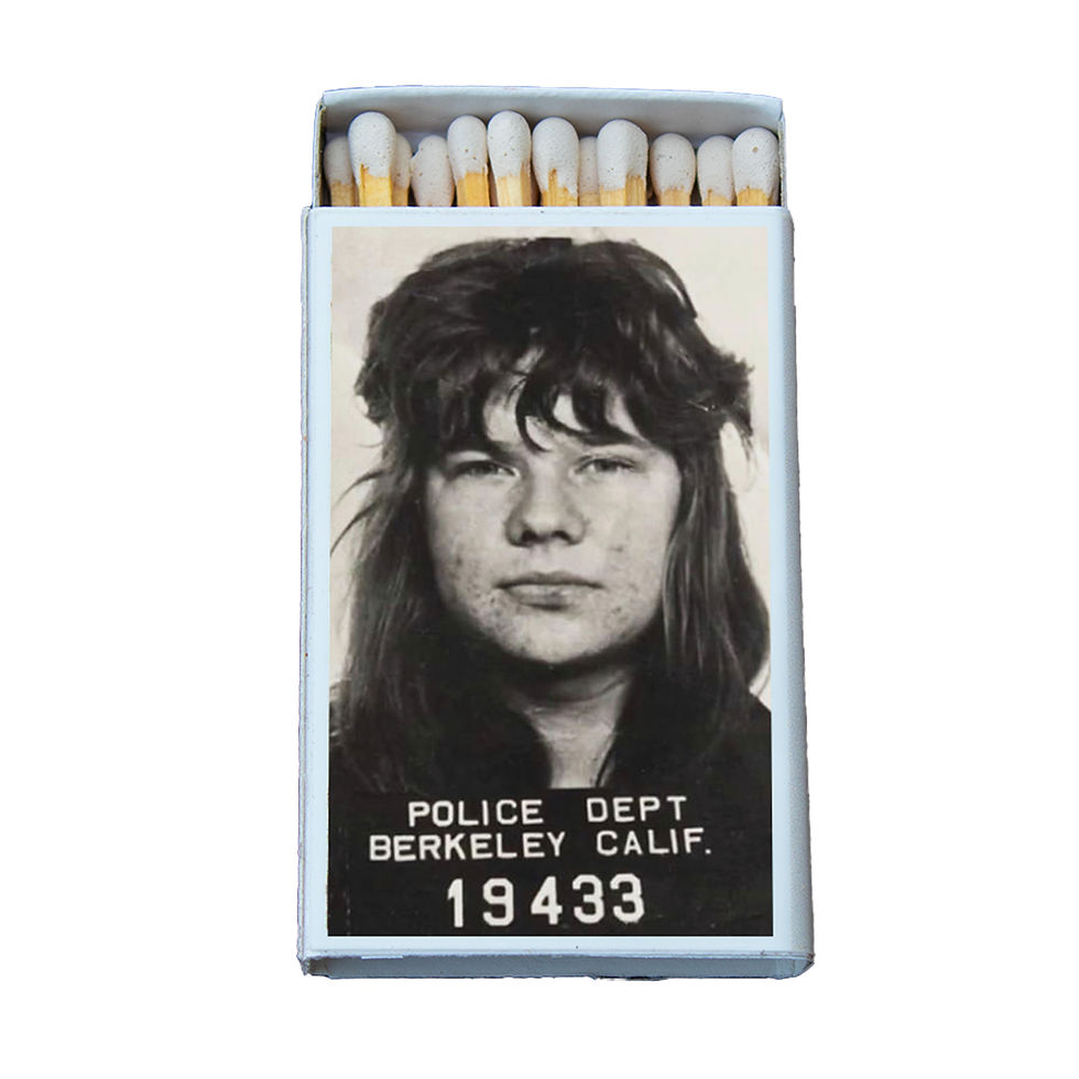 Matches • Celebrity Mug Shot • Home Decor for Candles and Incense• Custom