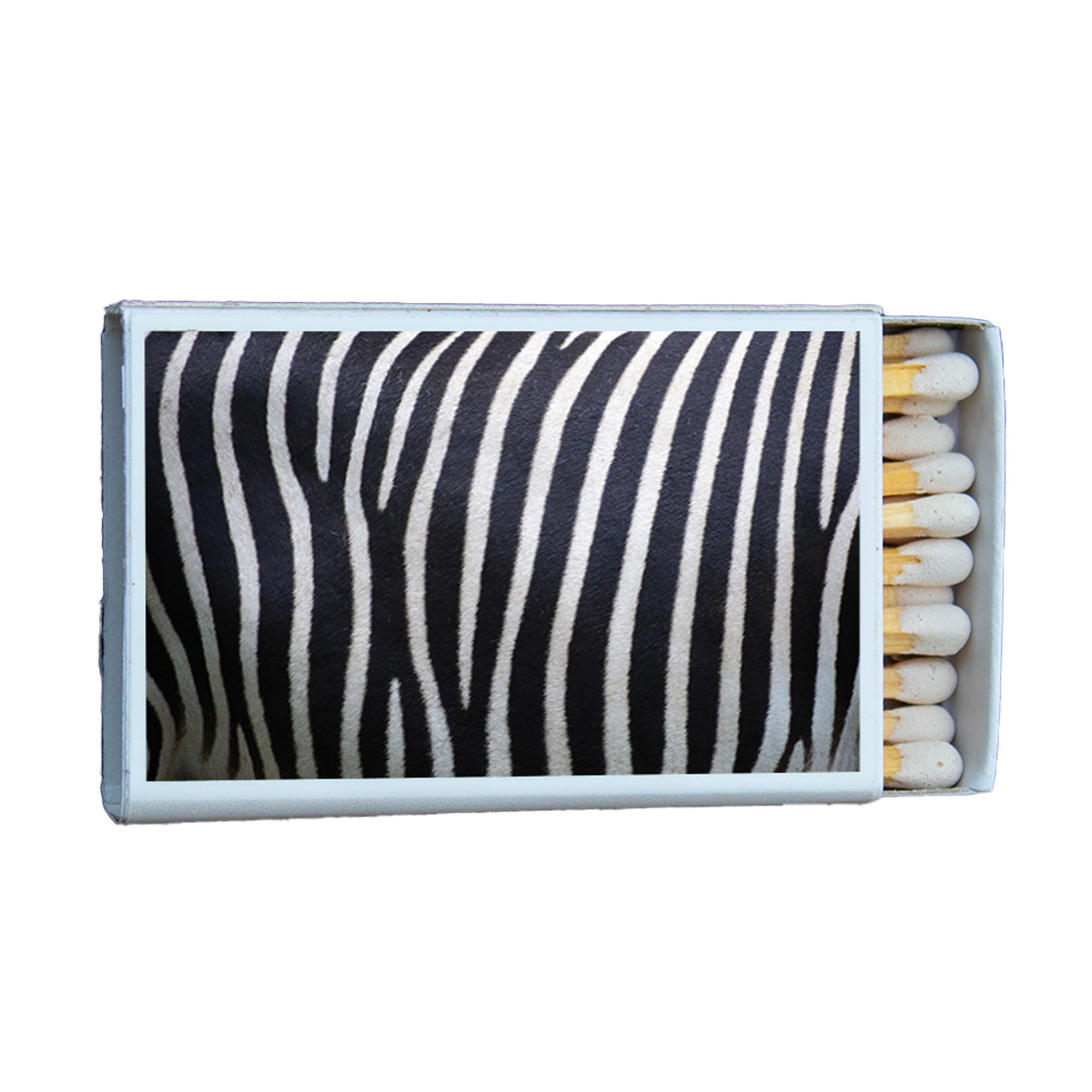 Matches • Zebra Skin • Home Decor for Candles and Incense • Custom Matches
