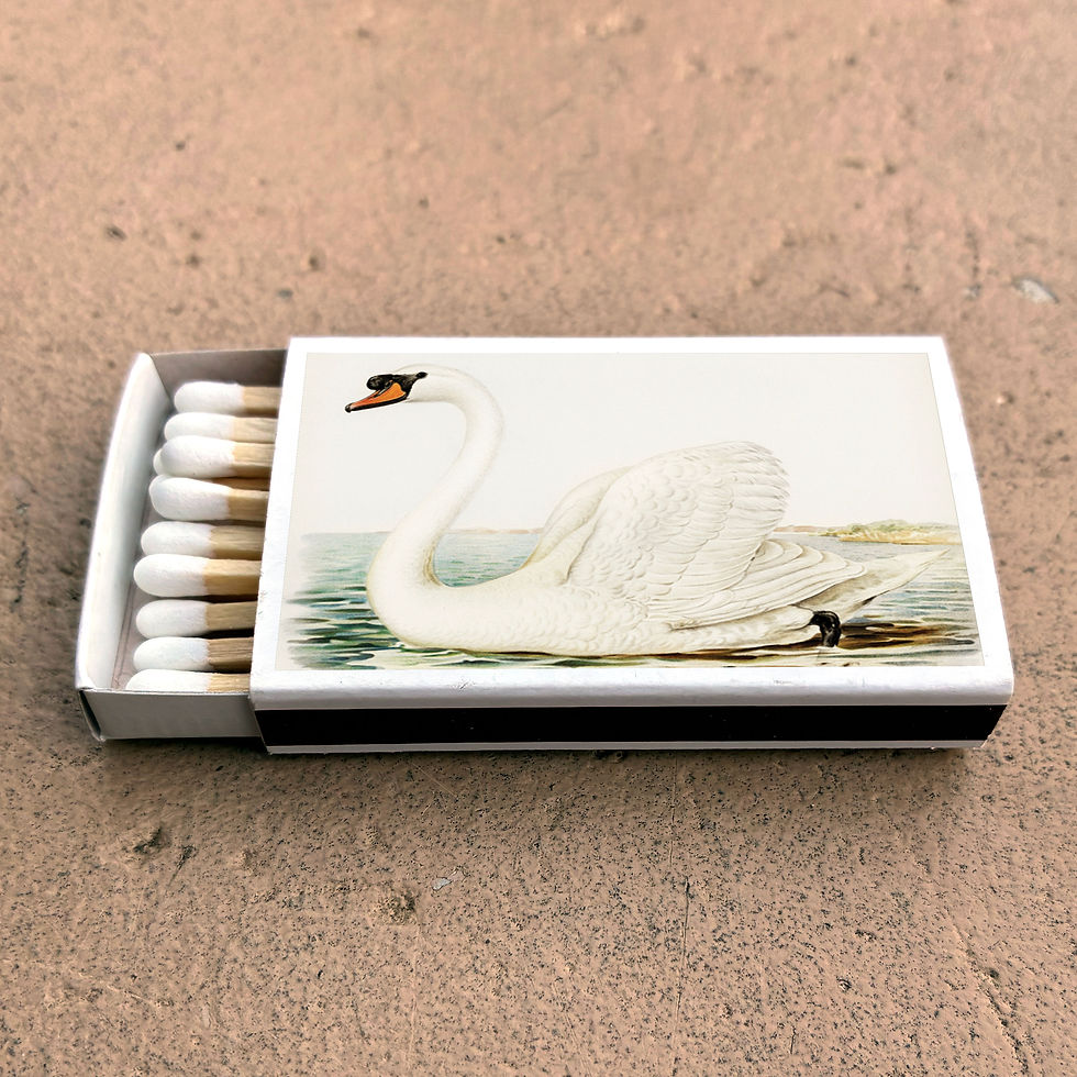 Thumbnail: Matches • Swan • Home Decor for Candles and Incense • Custom Matches