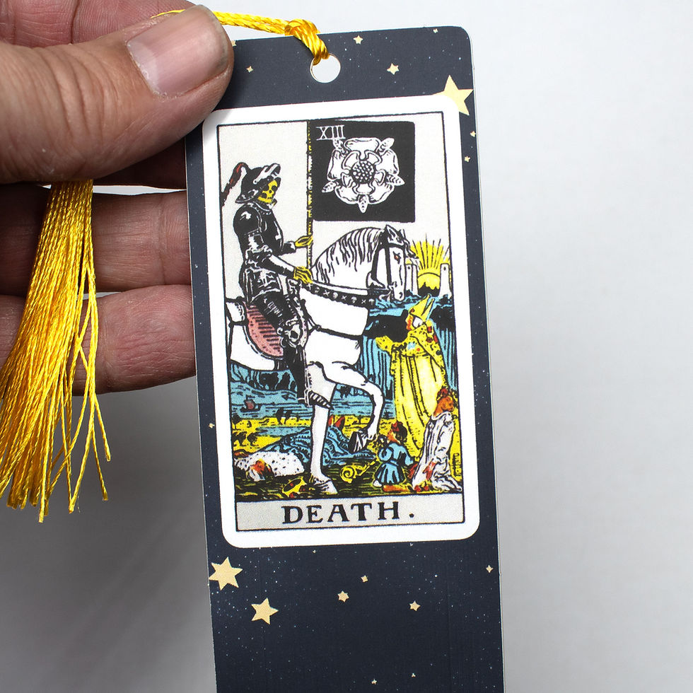 Thumbnail: Tarot Death Bookmark ECO-FRIENDLY