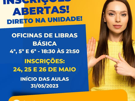 Faetec abre oficinas de Libras e Informática