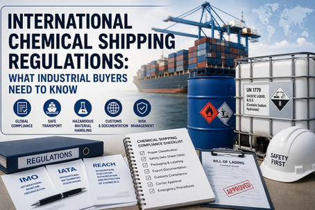 International Chemical Shipping Regulations: What Industrial Buyers Need to Know