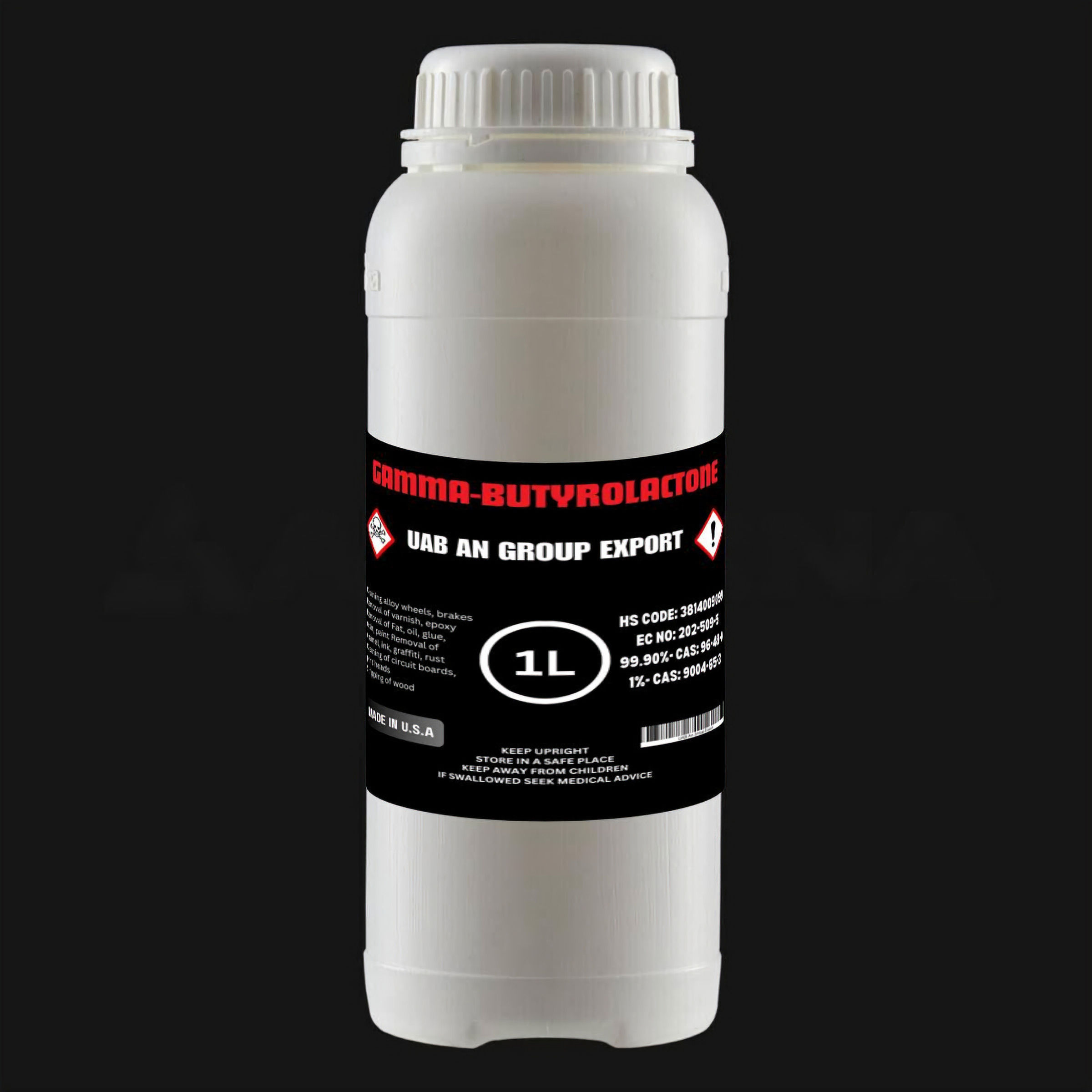 1L Gamma-Butyrolactone GBL For Sale at UAB An Group Export 