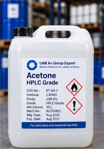 Thumbnail: Acetone HPLC Grade CAS 67-64-1