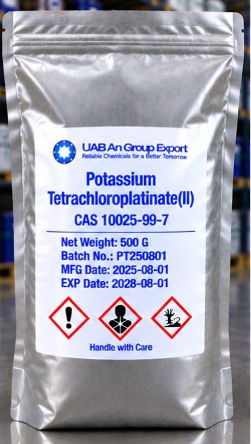 Thumbnail: Potassium Tetrachloroplatinate(II) — CAS 10025-99-7