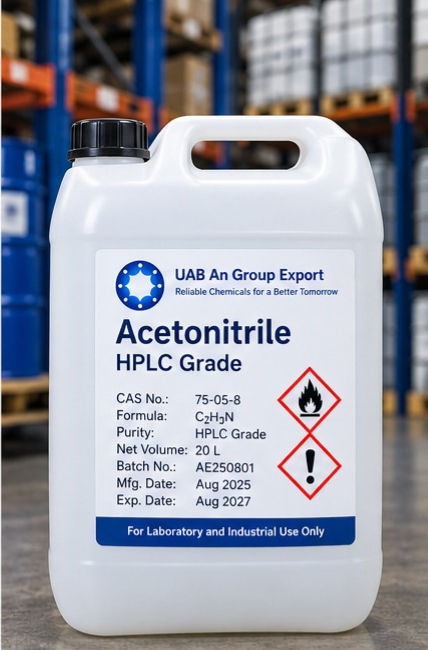 Thumbnail: Acetonitrile HPLC Grade CAS 75-05-8