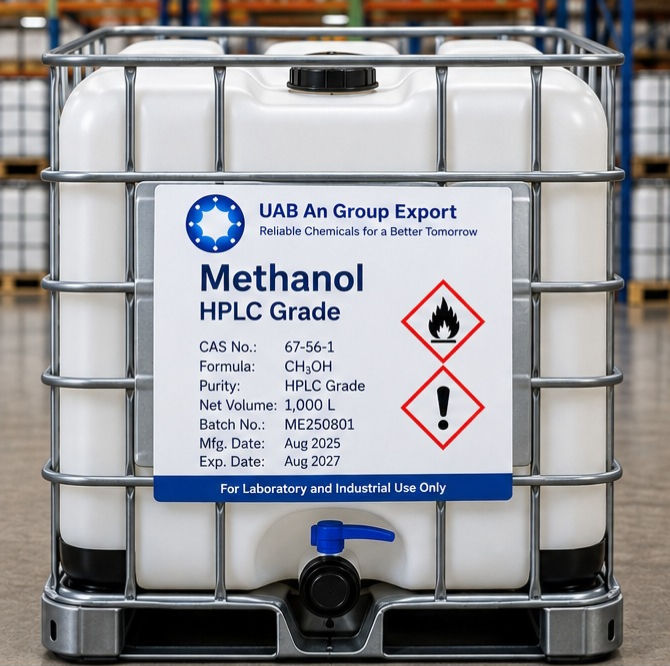 Methanol HPLC Grade | CAS 67-56-1 | UAB An Group Export