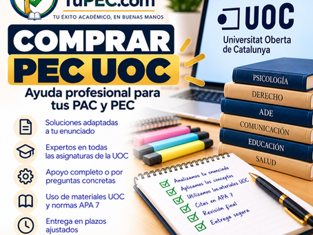 Comprar PEC UOC: qué debes saber antes de contratar ayuda