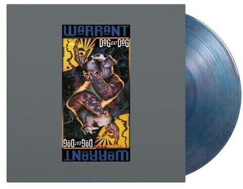 Warrant - Dog Eat Dog (LP) (2023 MoV Reissue) (Blue/Red VInyl)