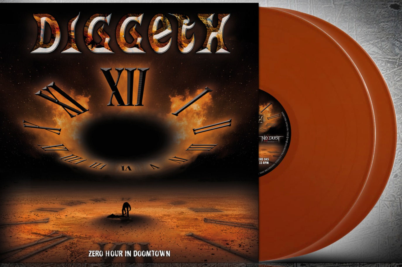 Diggeth - Zero Hour In Doomtown (2 LP) (2022) (Orange Vinyl - No Dust Records)