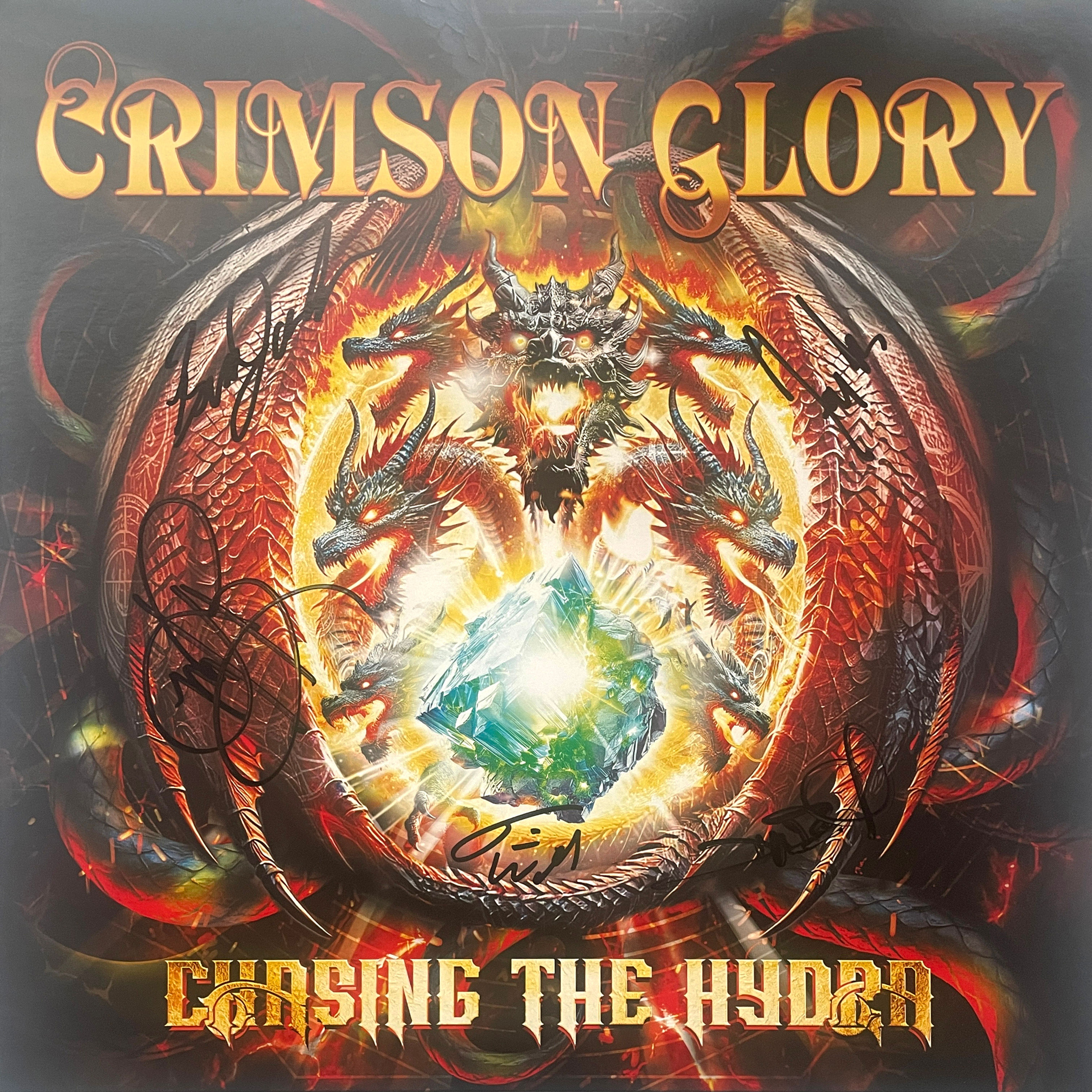 Crimson Glory - Chasing The Hydra (2026) (LP) (Autographed) (Red Vinyl)