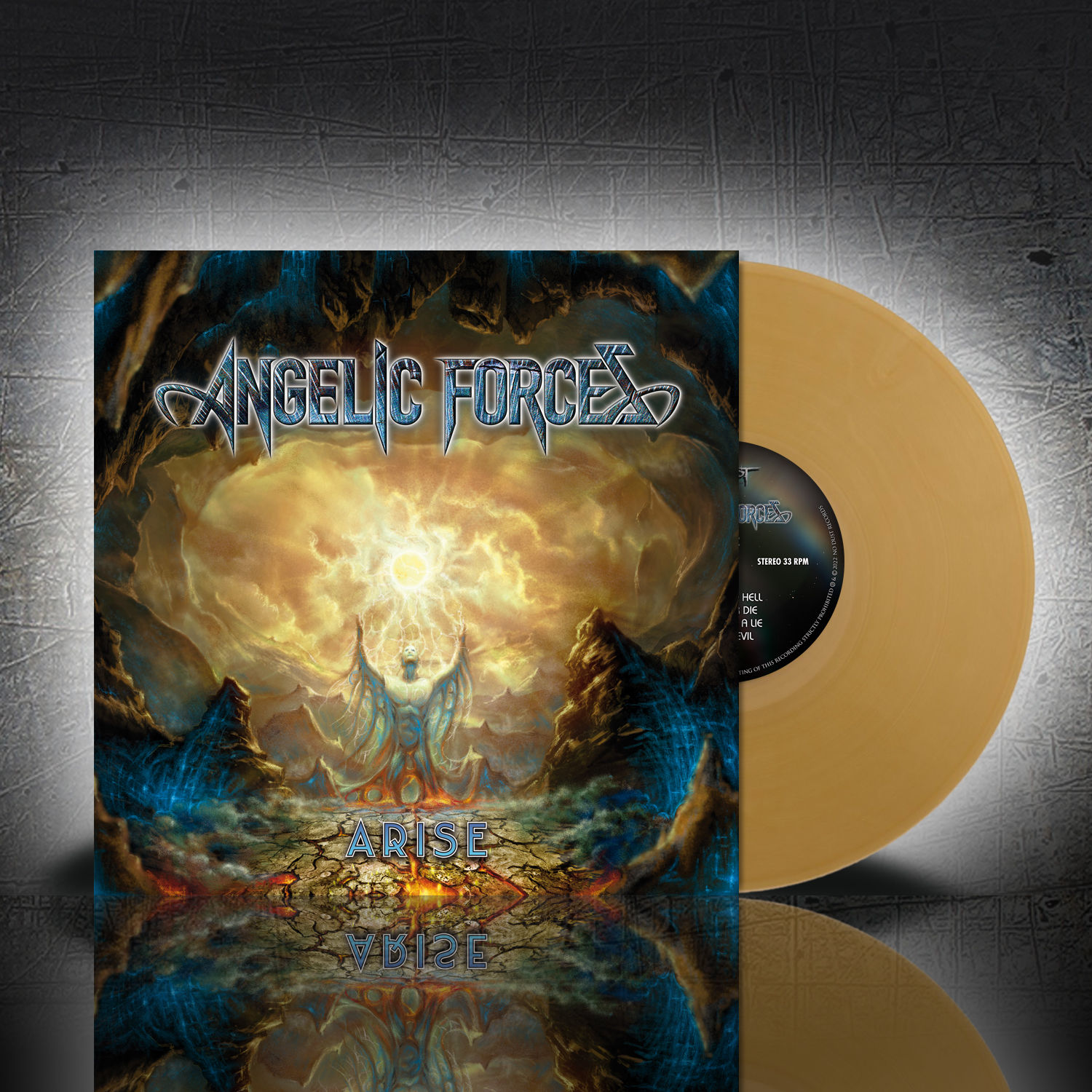 Angelic Forces - Arise (LP) (2022) (Gold Vinyl) (No Dust Records)