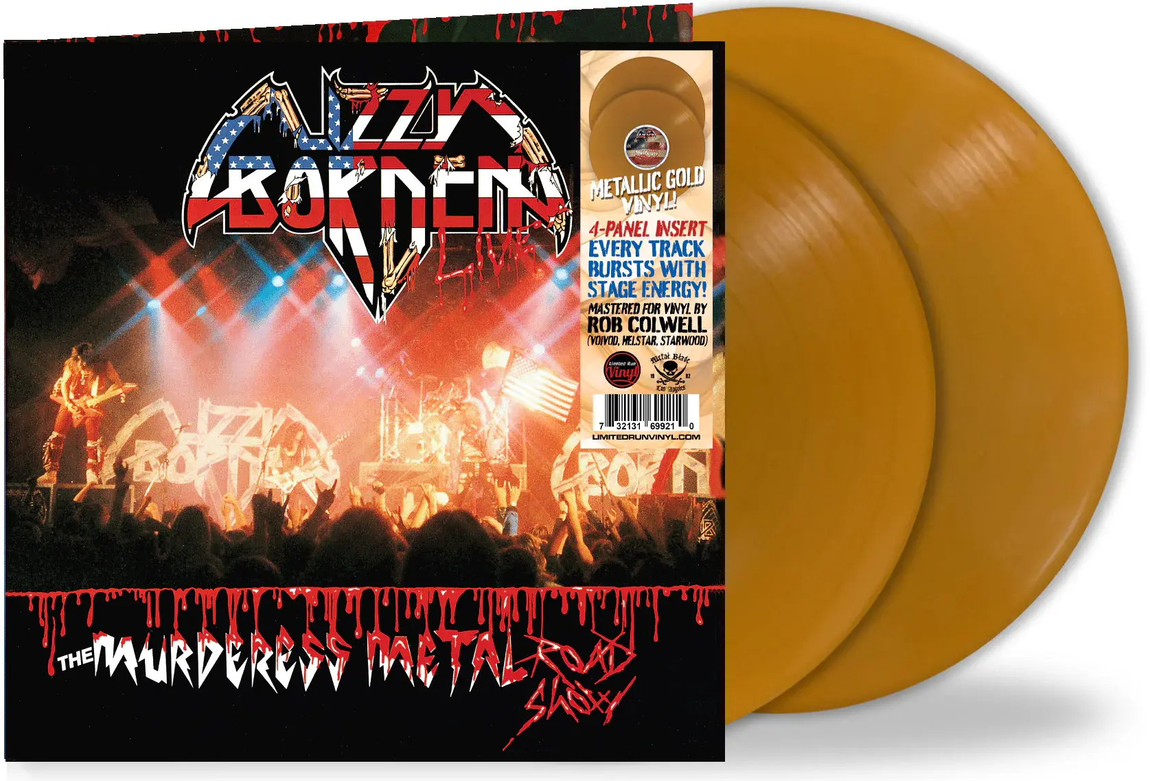 Lizzy Borden - Murderous Metal Roadshow (2 LP) (2026) (Metallic Gold Vinyl)
