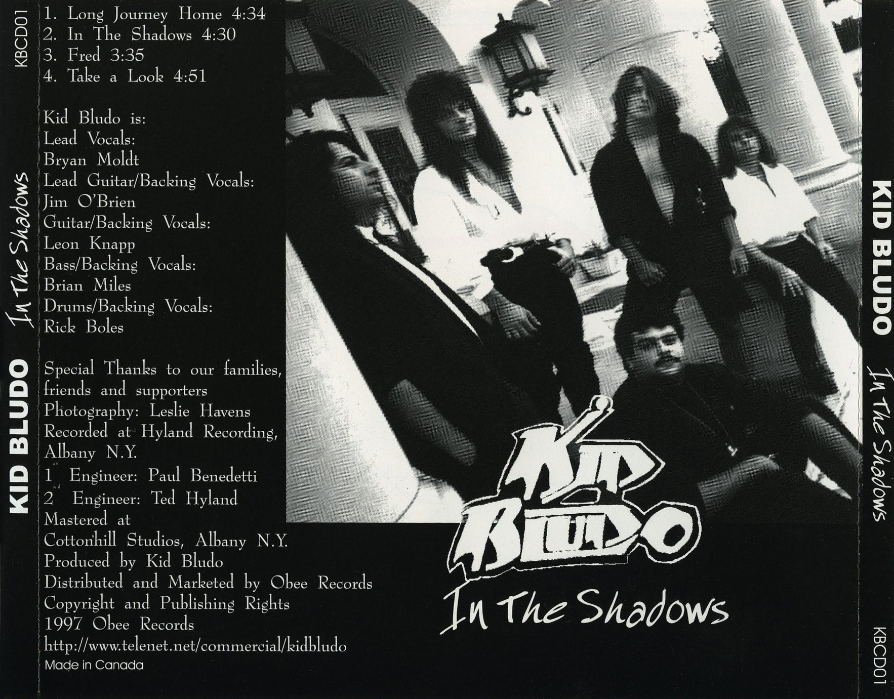 Kid Bludo - In The Shadows (EP) (CD) (1997 Indie)