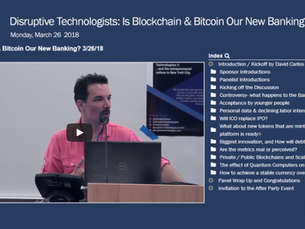 Event: Is Blockchain & Bitcoin Our New Banking?