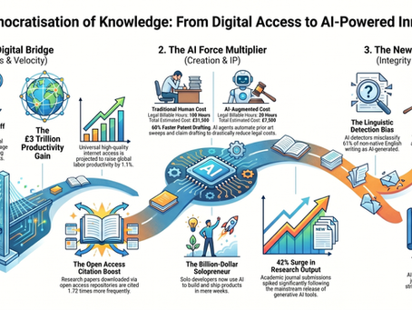 The Evolution of Knowledge Production: From Digital Networks to Artificial Intelligence in Research and Intellectual Property Development