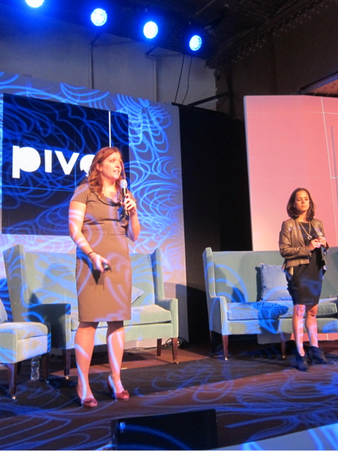 Jillian Curran and Leslie Mallek MTV, at Pivot 2013