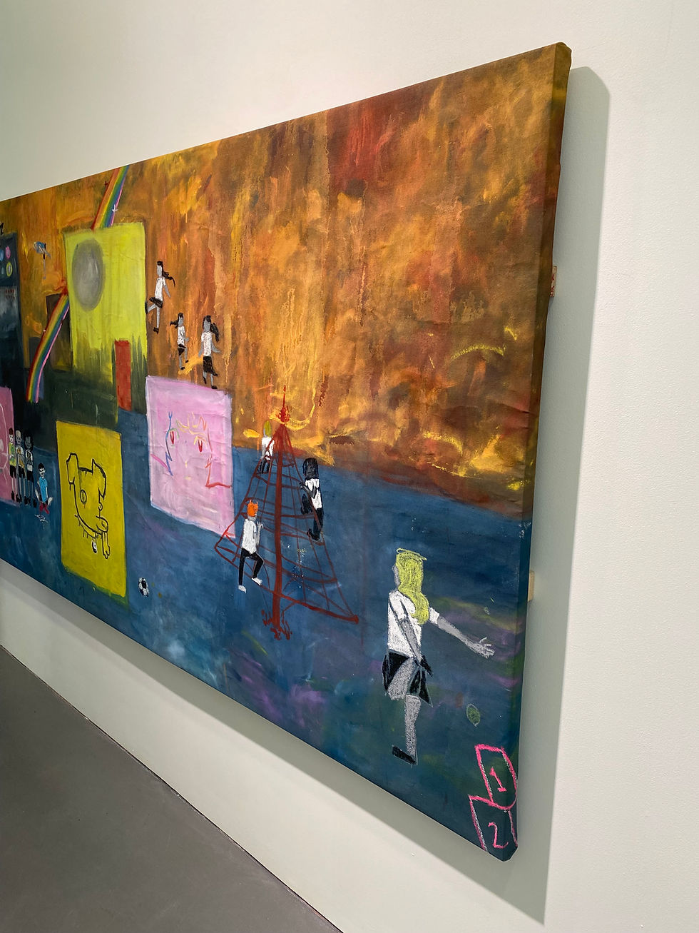 Painting by University of Plymouth, BA (Hons) Fine Art graduate James Hampson