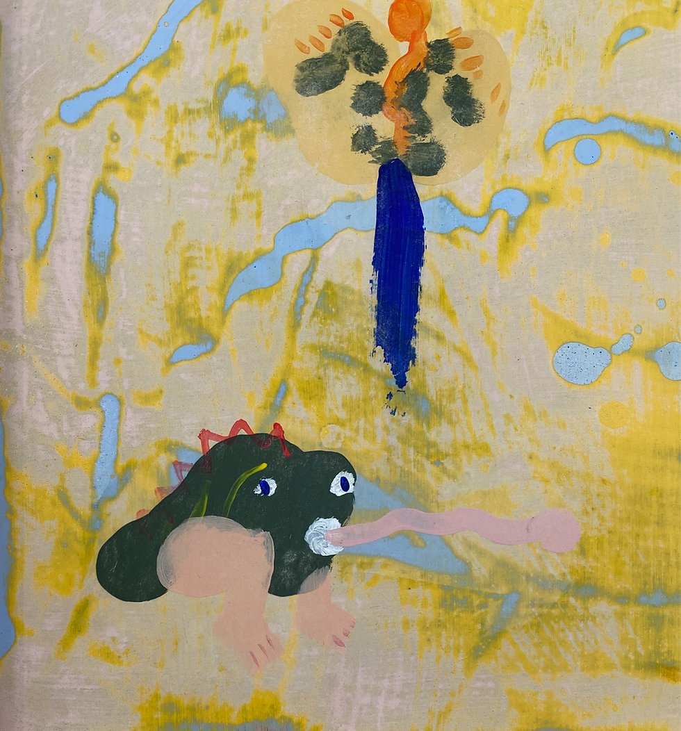 Painting section by Conor Trapnell, BA (Hons) Painting, Drawing and Printmaking at Arts University Plymouth