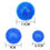 Thumbnail: Pet Dog Toys Puppy Sounding Ball Polka Squeaky Chew TPR Thorn Ball