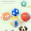 Thumbnail: Squeaky Dog Toys Latex Rubber Balls Soft Durable Puppy Chew Fetch Play
