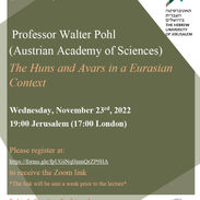 Lecture by Walter Pohl 