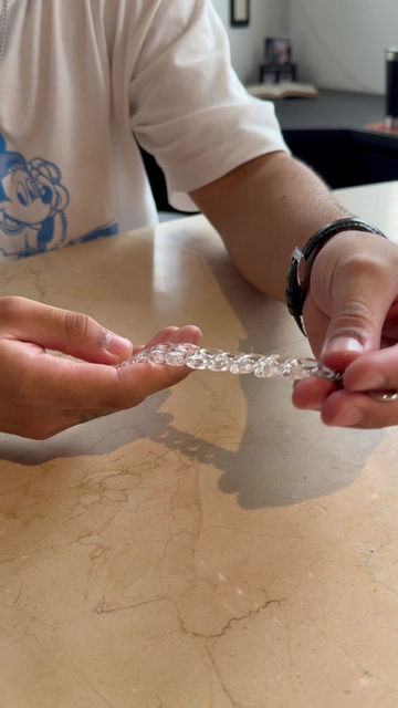 Miniatura: PULSEIRA ICE TYPE CLEAR 