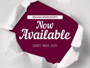 Memberships now available