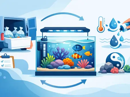 Como estabilizar o reef após o transporte