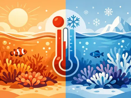 Como evitar choque térmico em coral