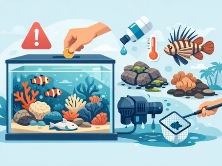 7 erros no reef marinho que mais custam caro