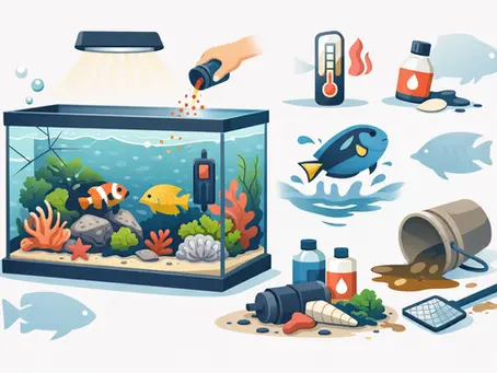9 erros comuns em aquário marinho