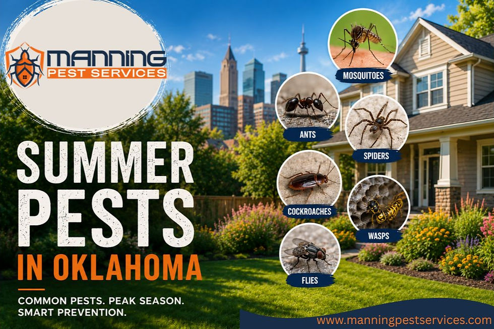 Summer Pests in Oklahoma
