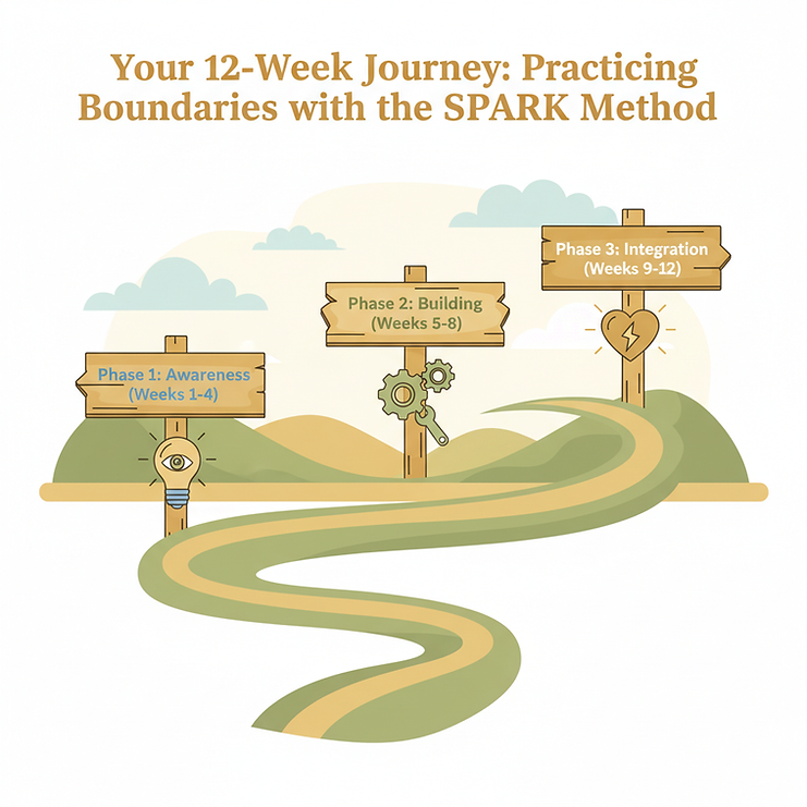 Learn as you go through the phases of the SPARK Method