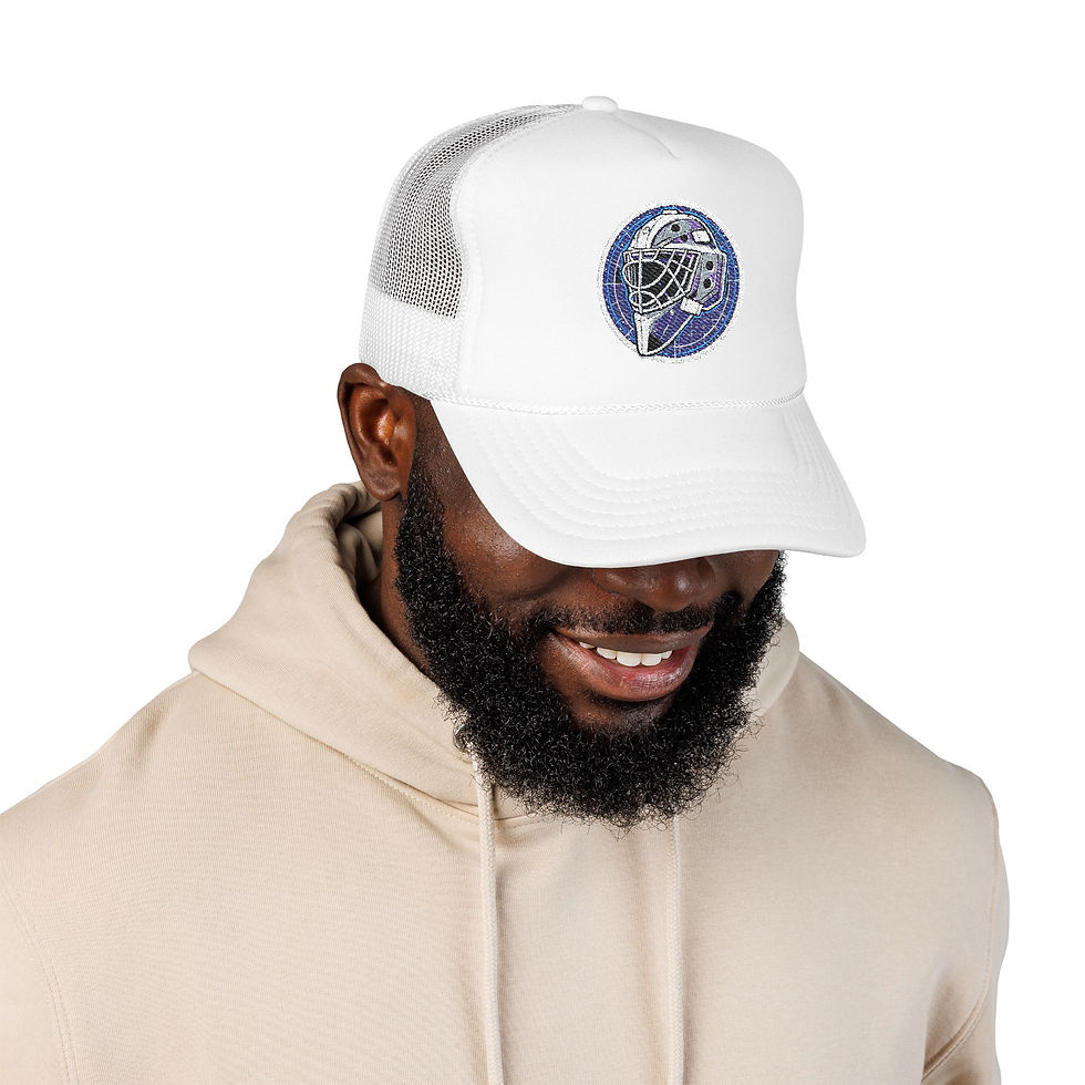 Thumbnail: Goalie Blueprint Trucker Hat