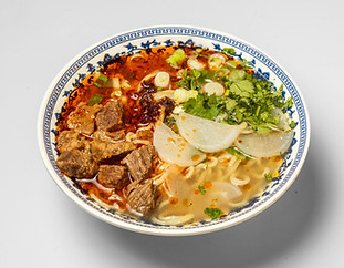 Hand Pulled Noodles Soup with Braised Beef Brisket