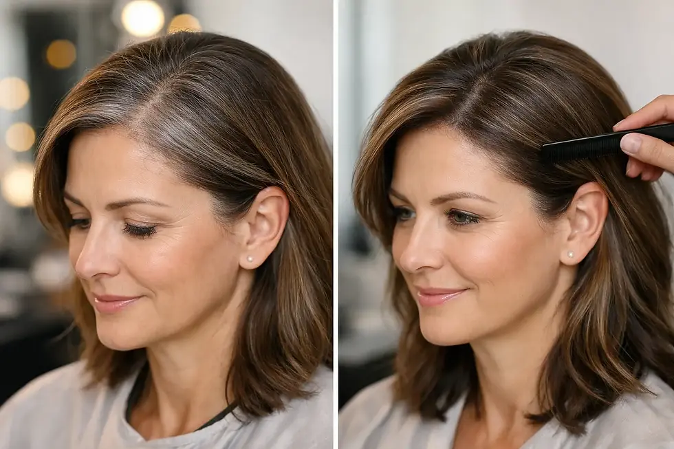 Grey Blending for Front Hairline Regrowth