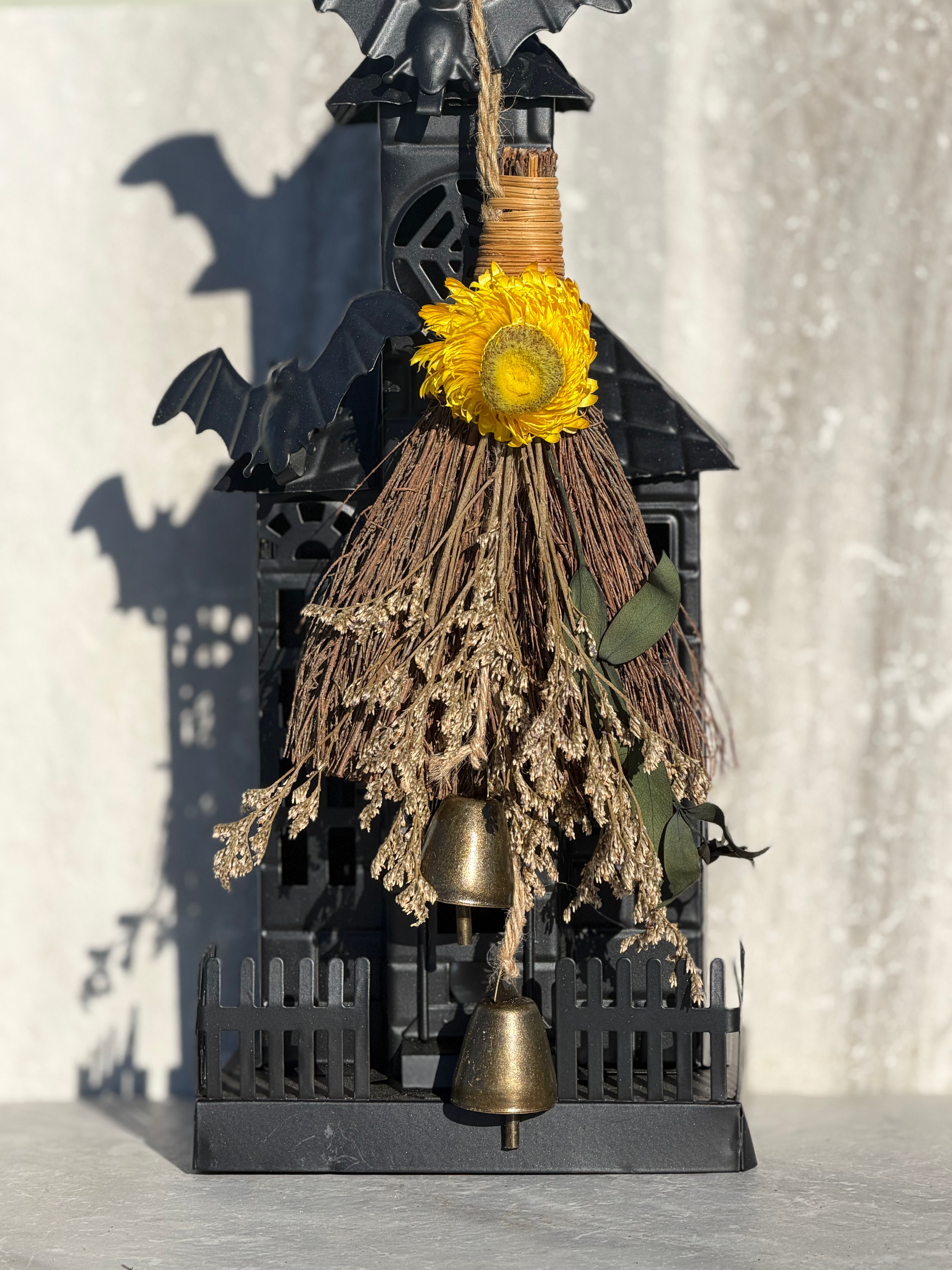 Mini Cinnamon Broom with Bells