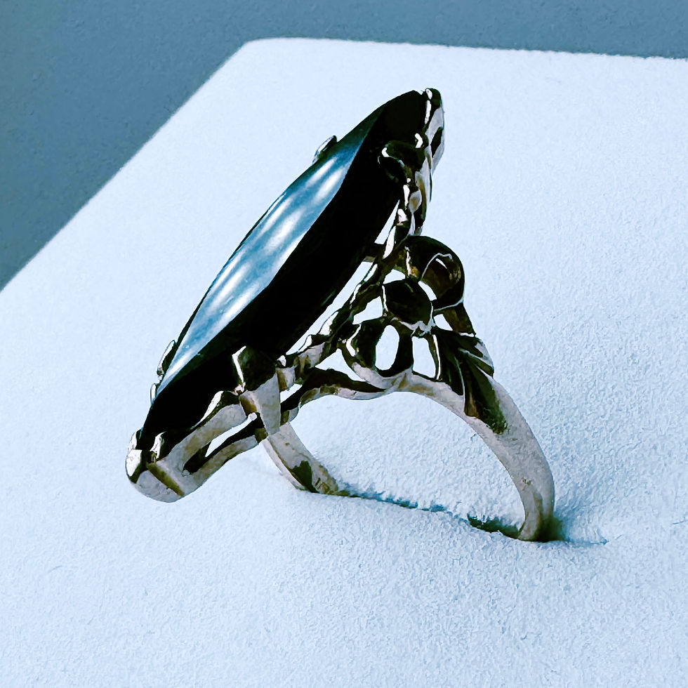 10k Onyx Ring