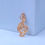 Thumbnail: 10k Gold Treble Clef Pendant