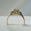 Thumbnail: 14k Gold Peridot and Diamond Ring