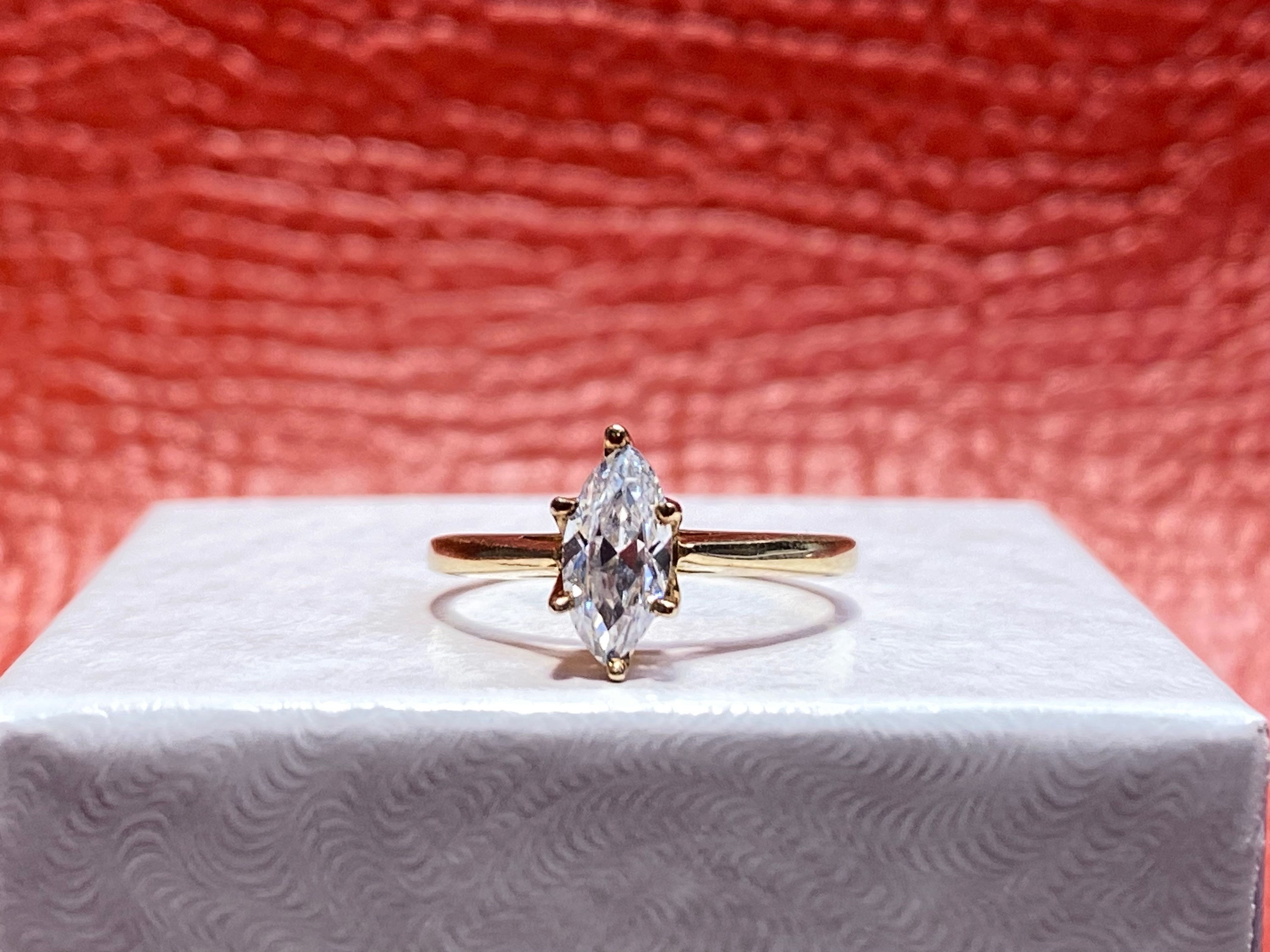 10k Gold .3ct Diamond Engagement Ring