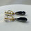 Thumbnail: European 9ct Gold Onyx Earrings (pressure fit)
